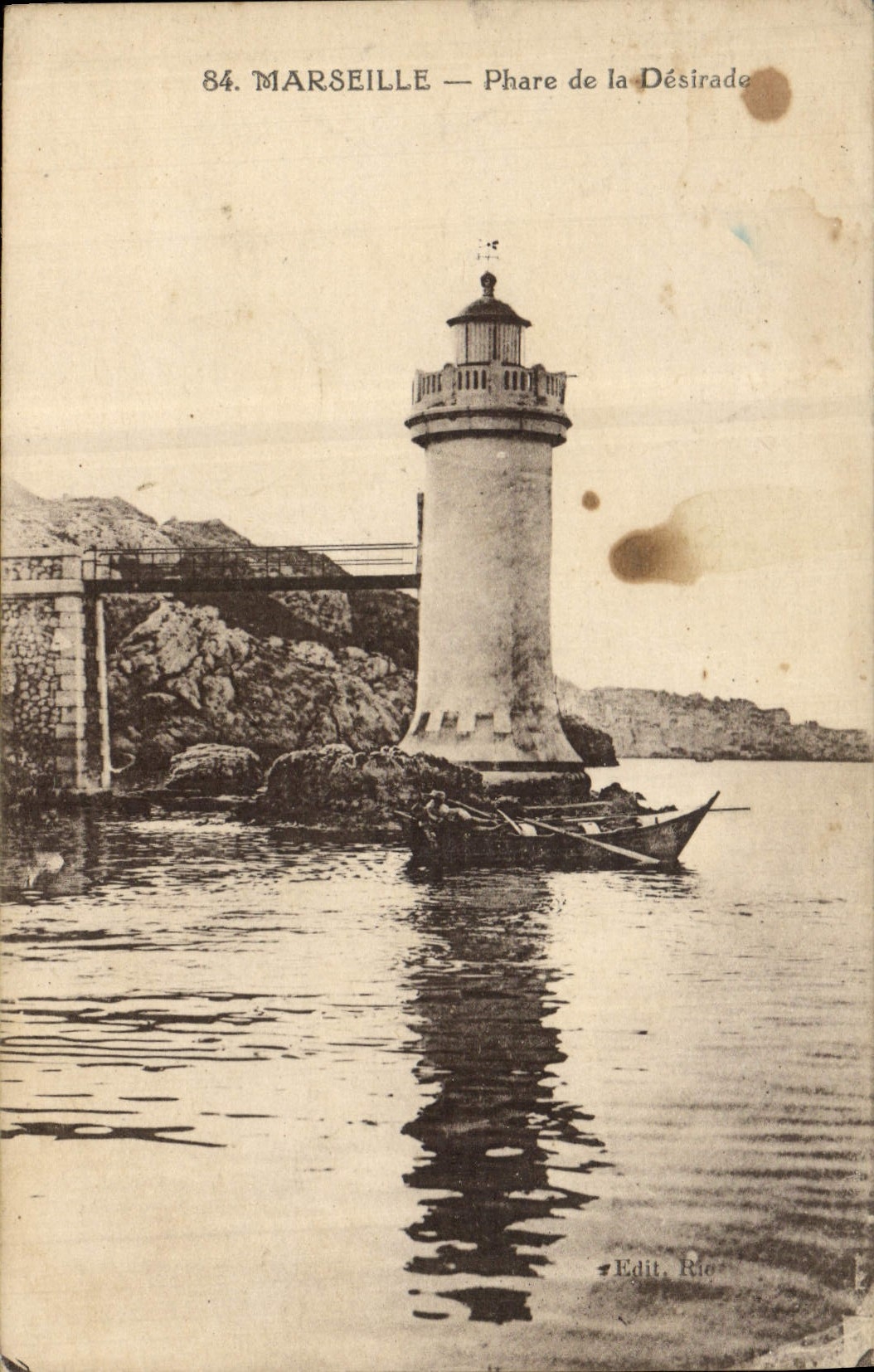 CPA Phare de la Desirade Marseille