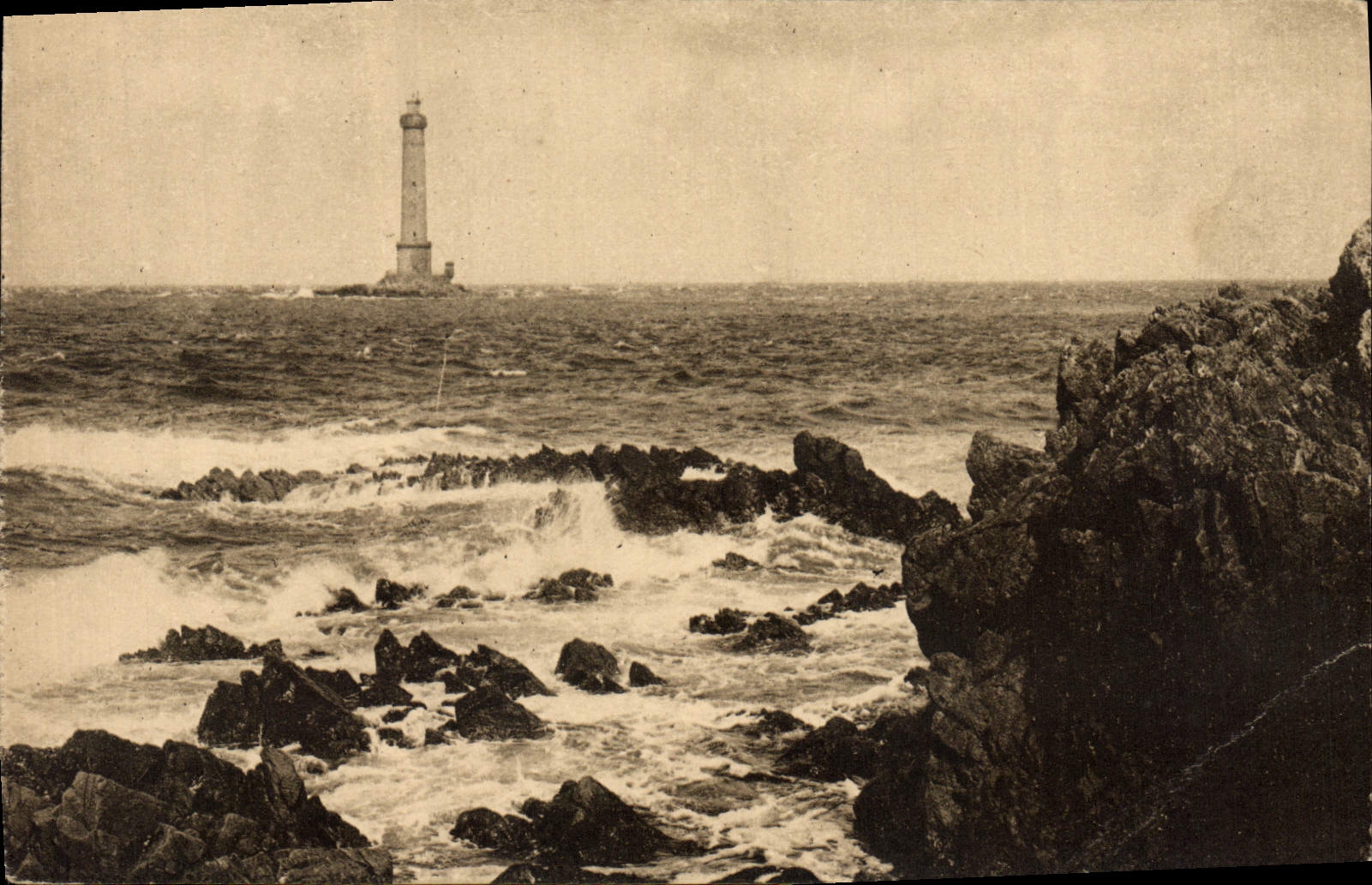 CPA Auderville Goury Le Phare de la Hague et le Raz Blanchard