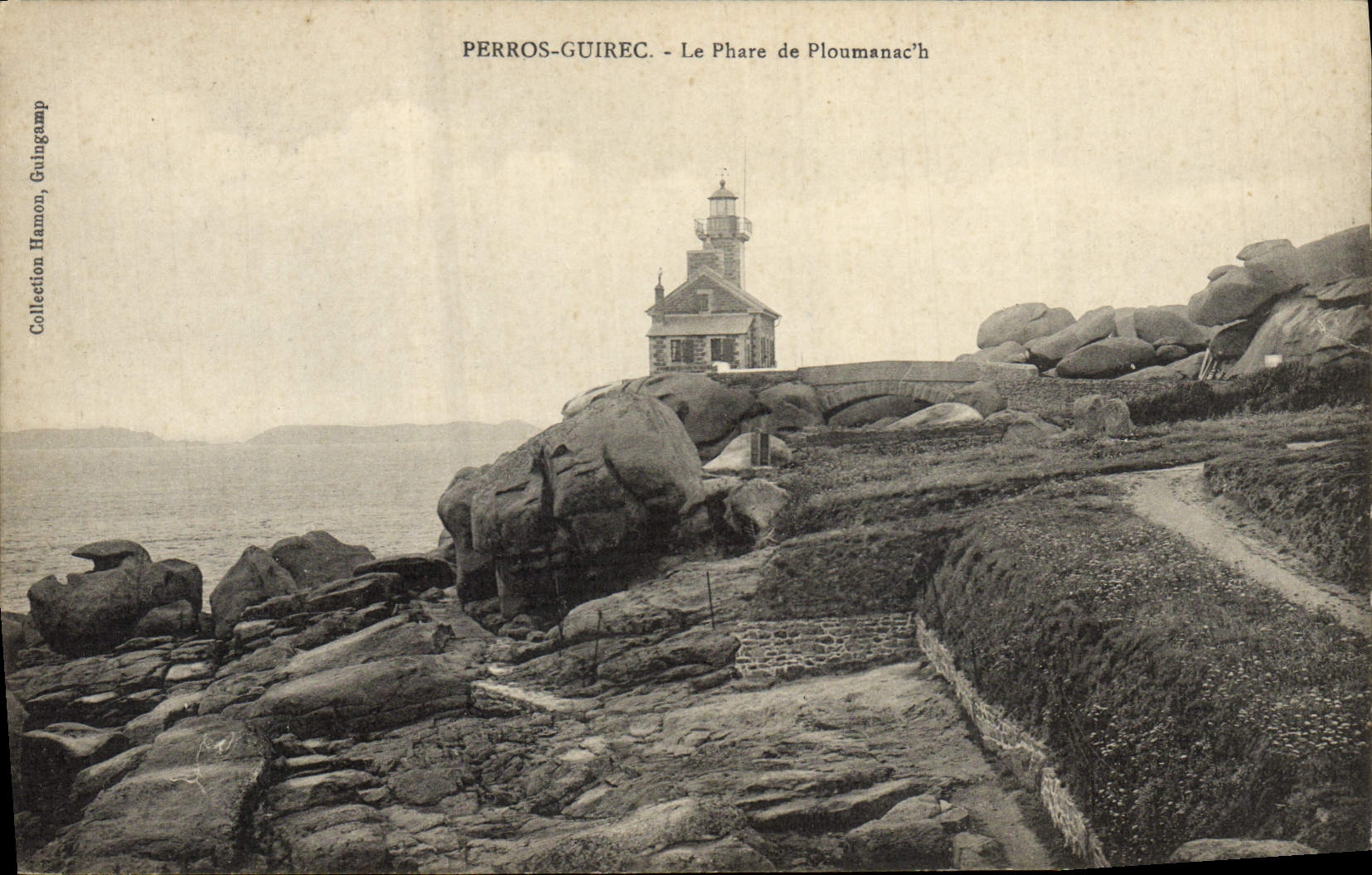 CPA Phare de Ploumanach Perros Guirec 