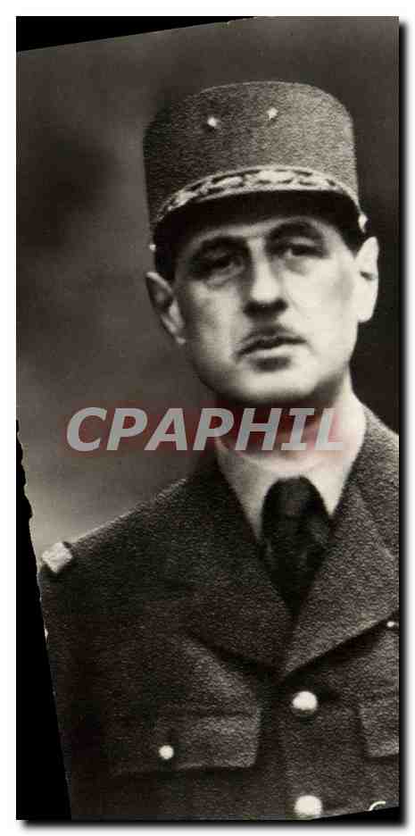 Portrait d'un officier — éditeur inconnu, n° de série non visible