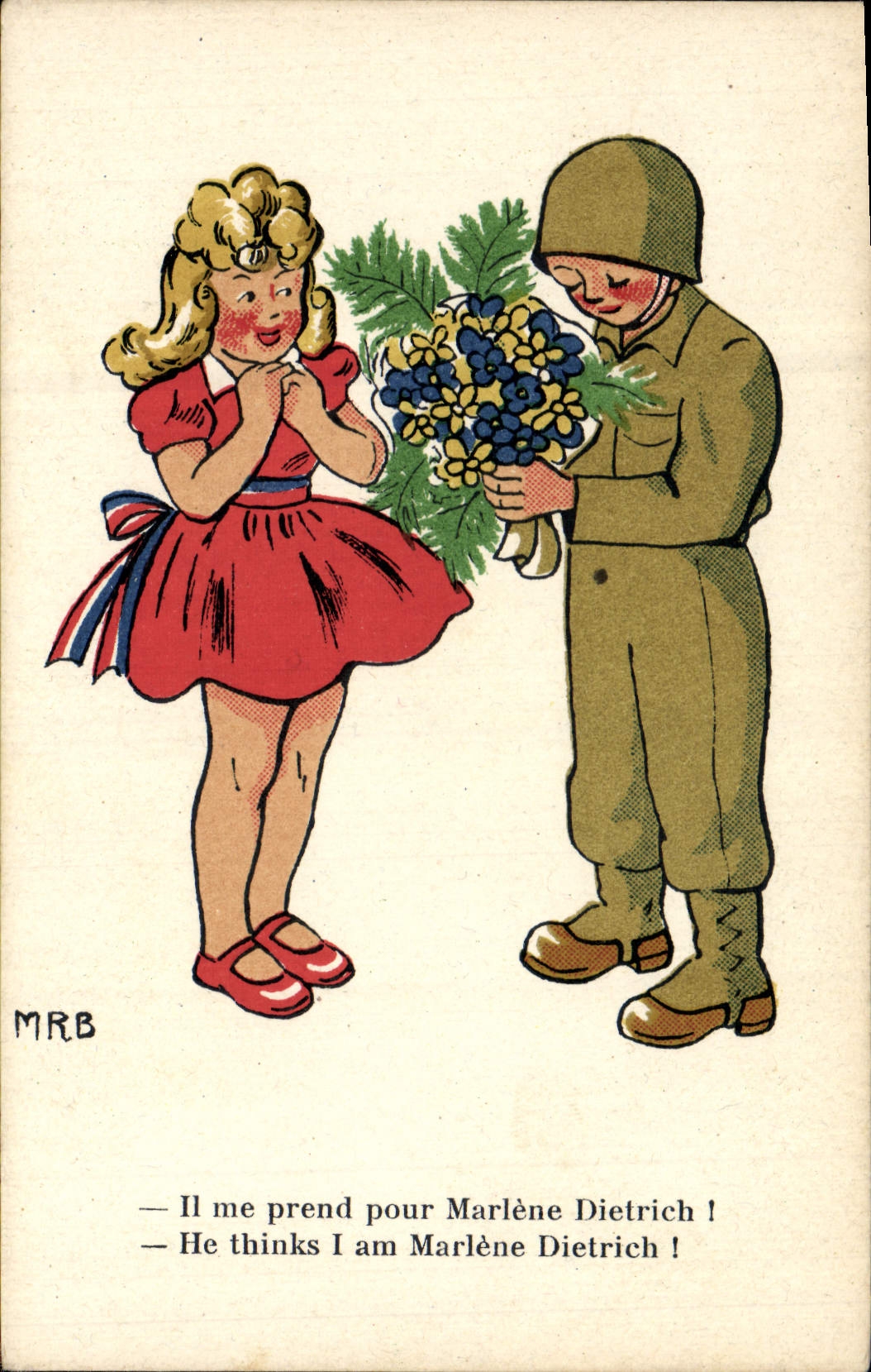 Enfant et soldat — humour — MRB