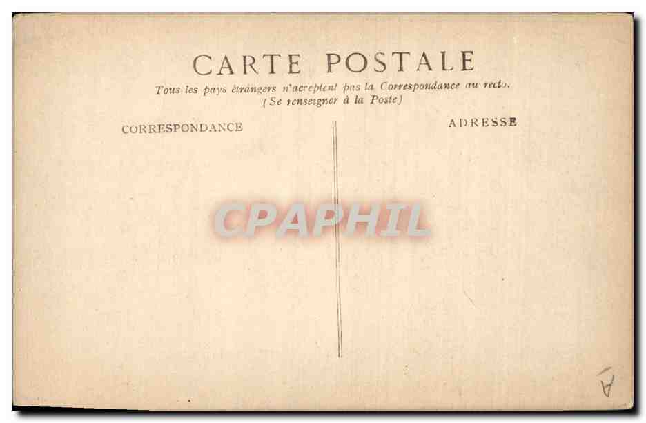 CPA Militaria Amiral Boue de Lapyrere — Rückseite