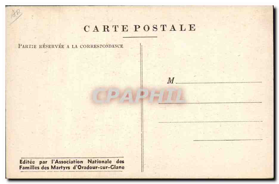 Oradour-sur-Glane — Identification des cadavres — Documents Archives — Verso