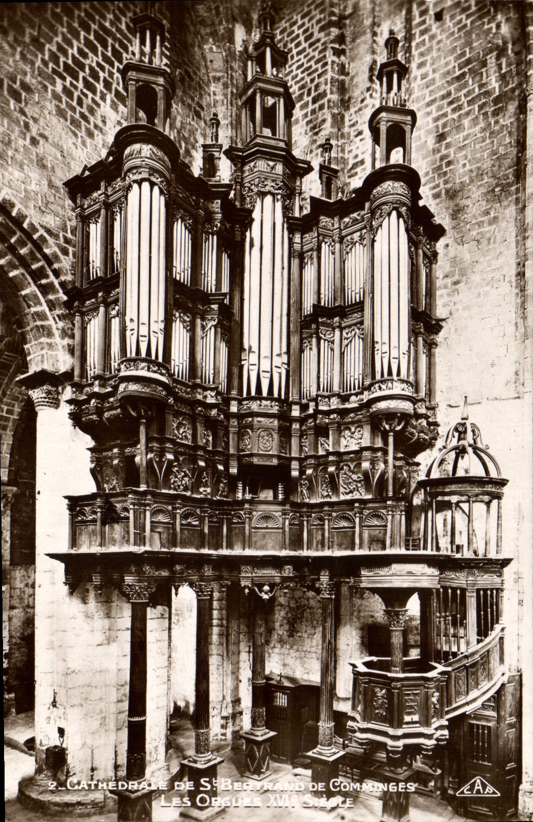 CPA Orgue St Bertrand de Comminges Cathedrale Les orgues