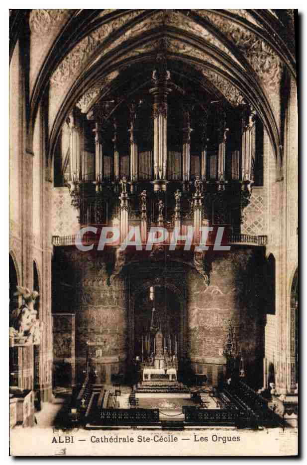 CPA Orgue Albi Cathedrale Ste Cecile Les orgues