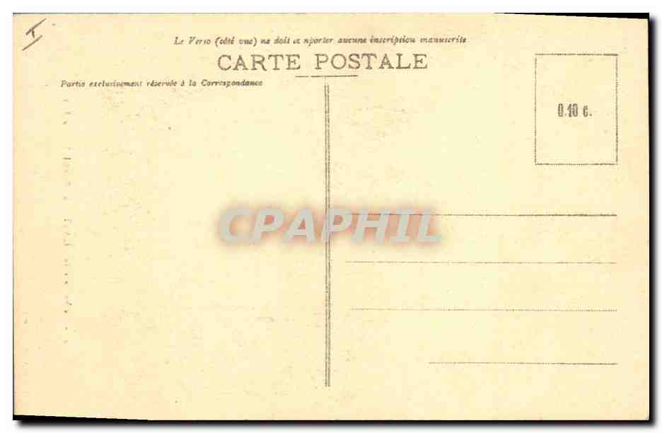 CPA Orgue Cathedrale de Chartres La nef — Verso