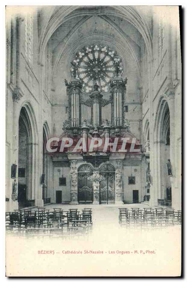 CPA Orgue Beziers Cathedrale St Nazaire Les orgues