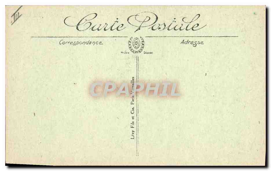 CPA Orgue Albi Cathedrale Sainte Cecile La nef — Rückseite
