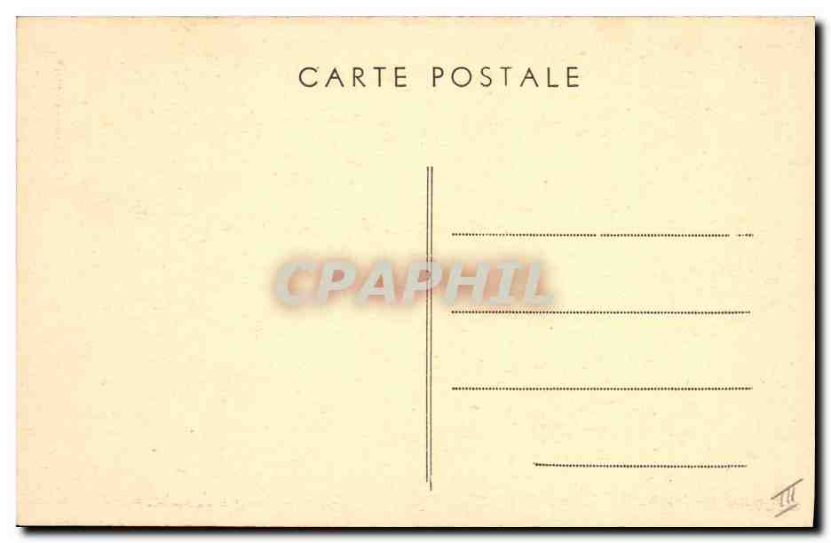 CPA Orgue Saint Philibert de Tournus Nef majeure — Rückseite
