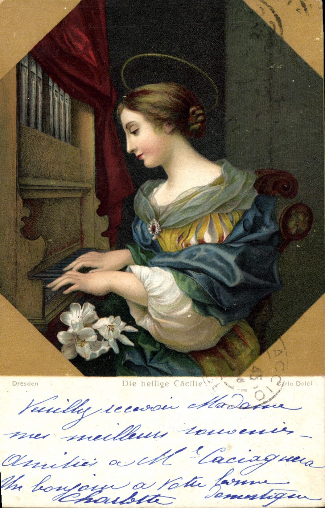 CPA Orgue Dresden Carlo Dolci