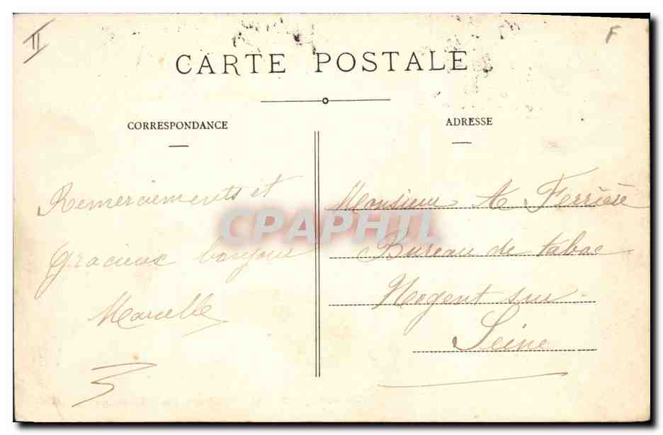 CPA Folklore Auvergne Moutons au paturage  — Rückseite