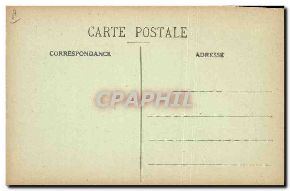 CPA Folklore Auvergne Couple Auvergnat  — Verso