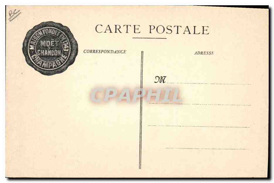 Station d'Électricité — Moët & Chandon — Phot. Km Choque, Imp.-Édit. Fierman — Verso