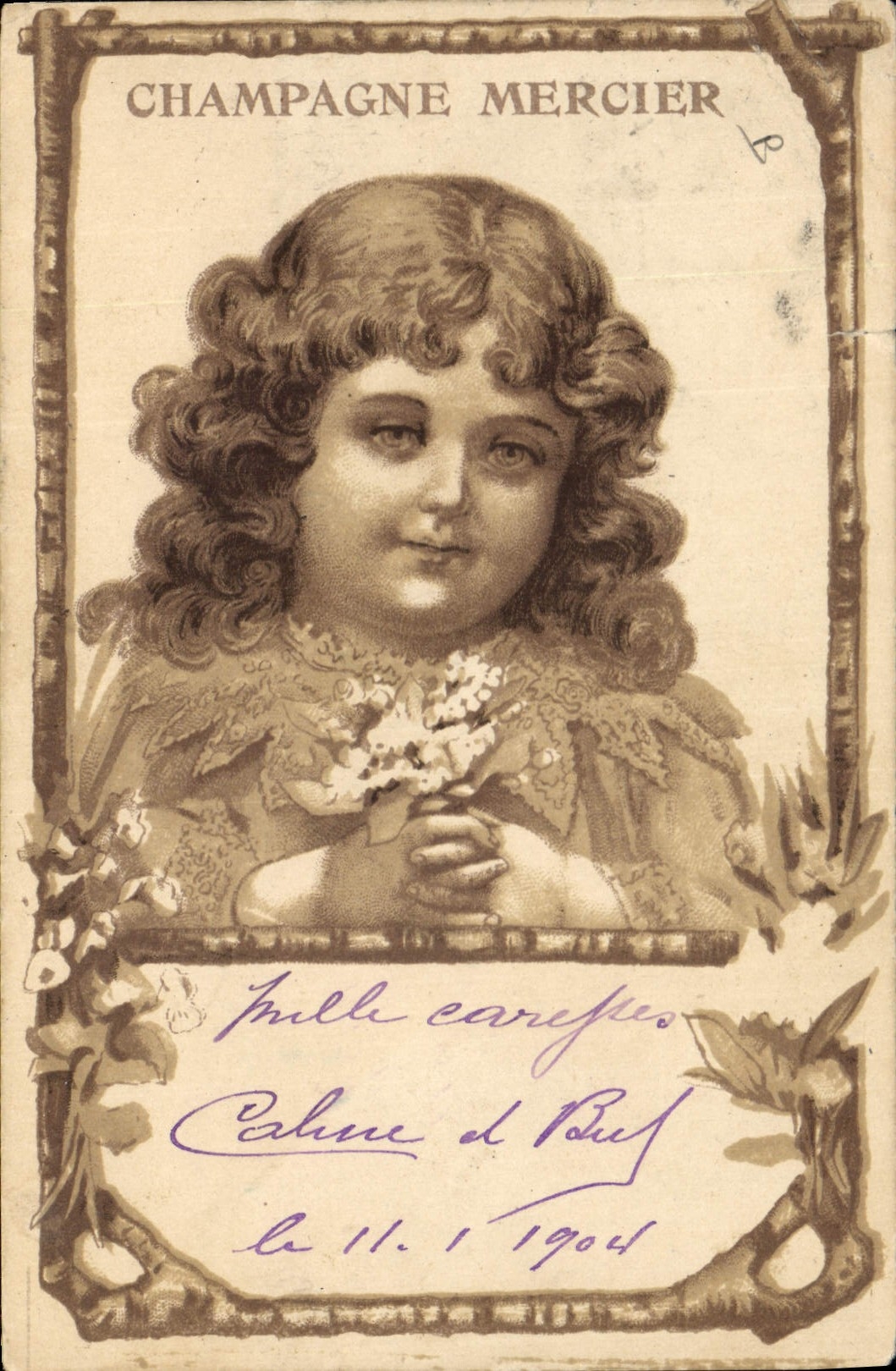 CPA Folklore Vin Vignoble Vendanges Champagne Mercier Enfant 