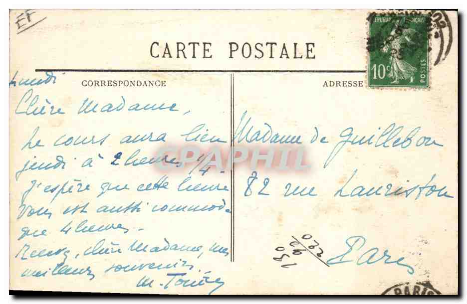 Scènes de Vendanges — Le Foulage du Raisin — BR - 1468 — Achterkant