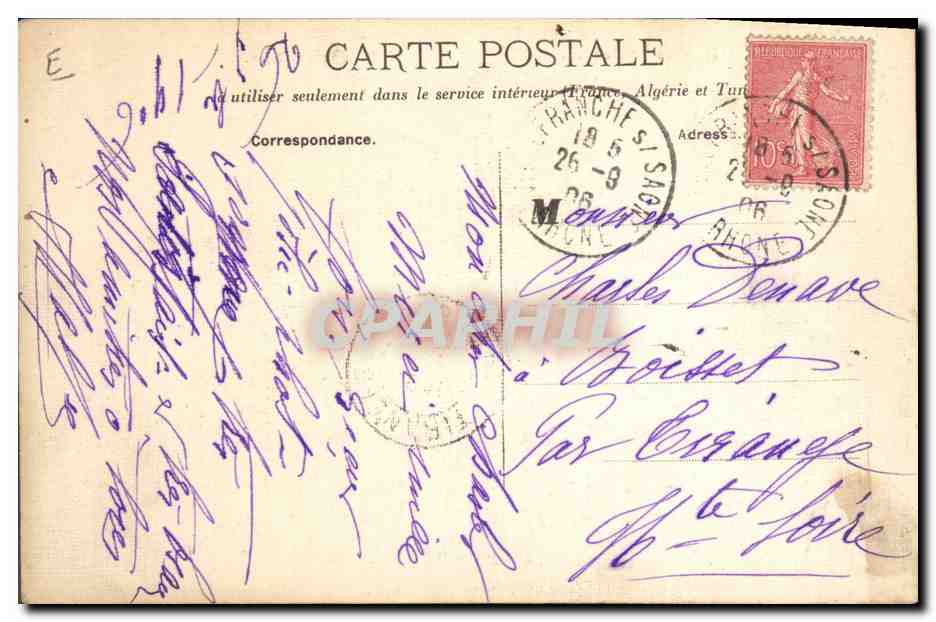 CPA Folklore Vin Vignoble Vendanges Beaujolais Vache TOP  — Rückseite