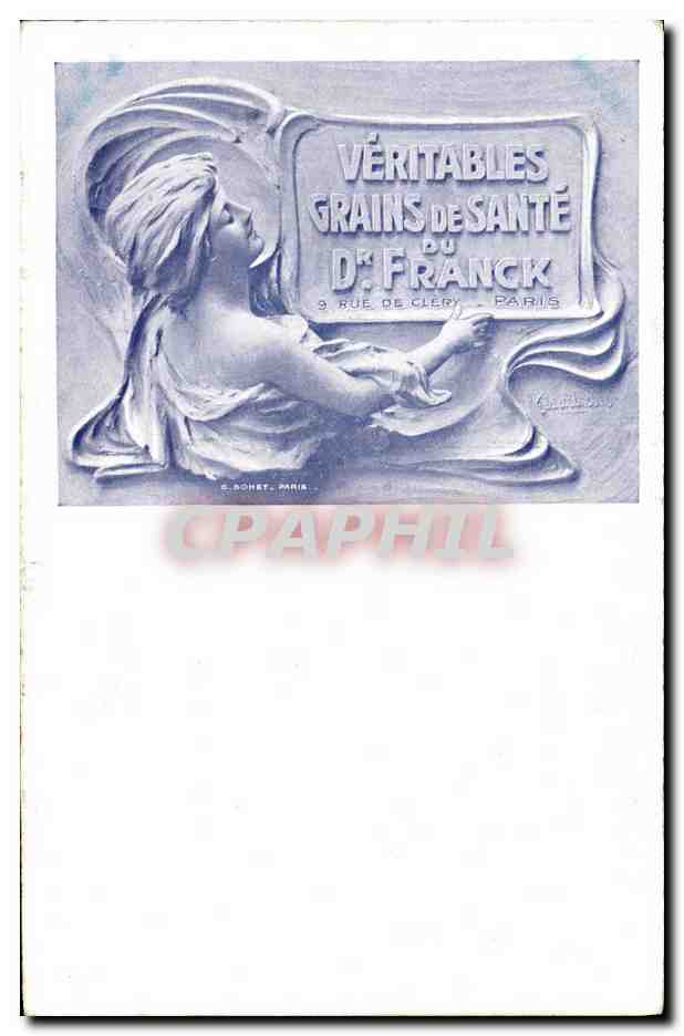 Véritables Grains de Santé du Dr. Franck — Publicité médicale — C. Bonet, Paris