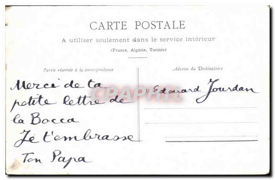 CPA Publicite Byrrh Vin tonique Militaria — Verso