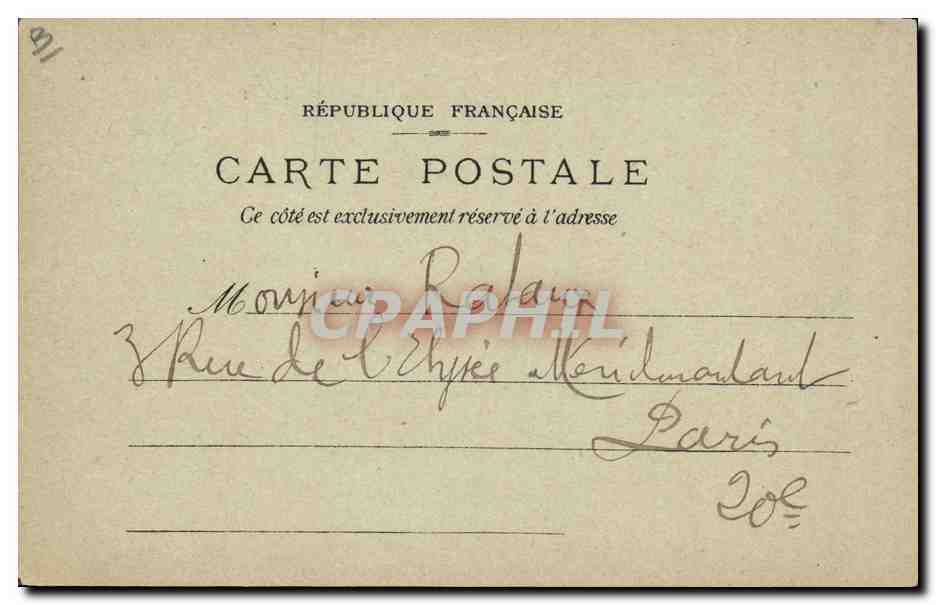 Palais de l'Égypte — Exposition Universelle de 1900 — Chocolat de l'Abbaye d'Énna — Back