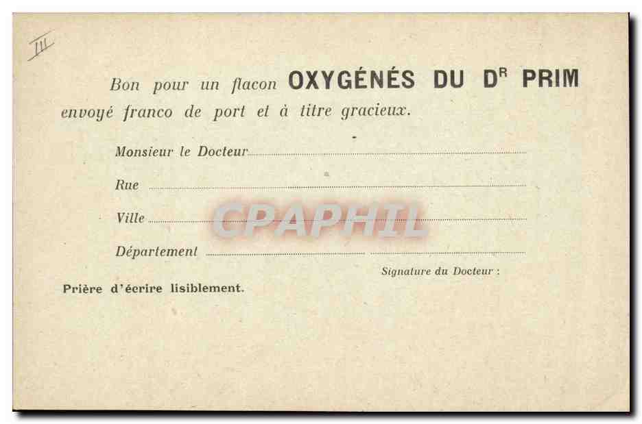 CPA Publicite Monsieur Tronche Pharmacien Rue Rennequin Rue Fourcoy Paris 17eme — Verso