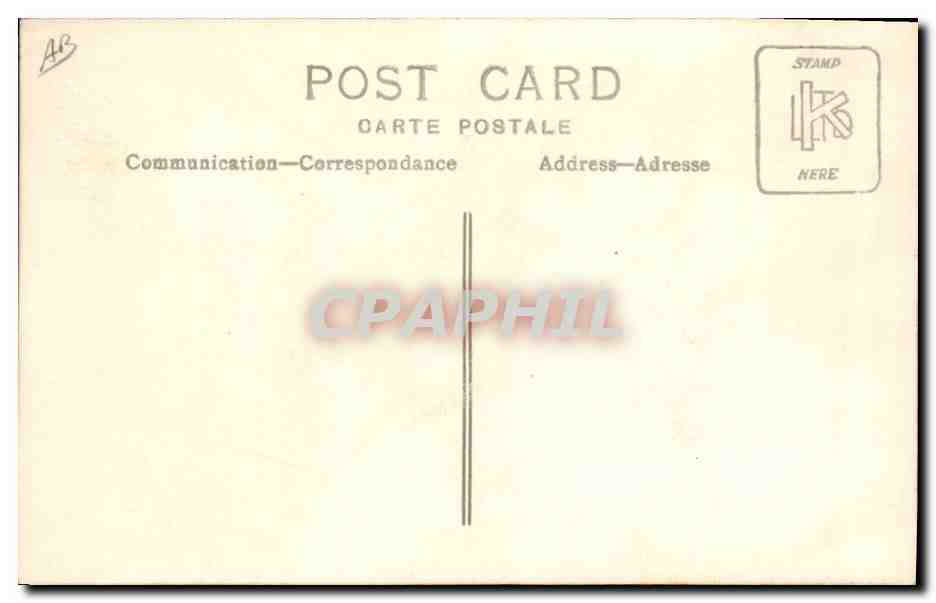 CPA Publicite Enfant Le Sanzioni — Verso