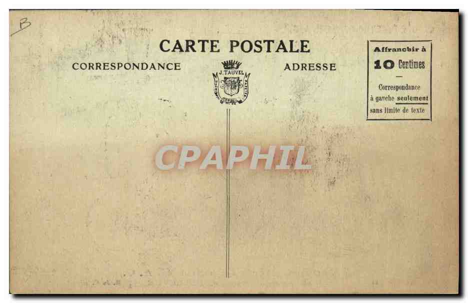 CPA Publicite Groupe electro pompe HAG Avenue Melanie Bellevue — Verso