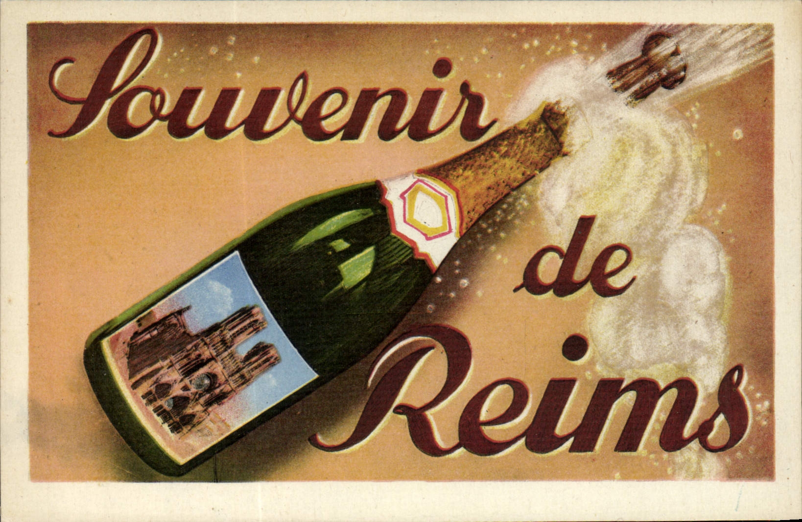 CPA Publicite Reims Champagne