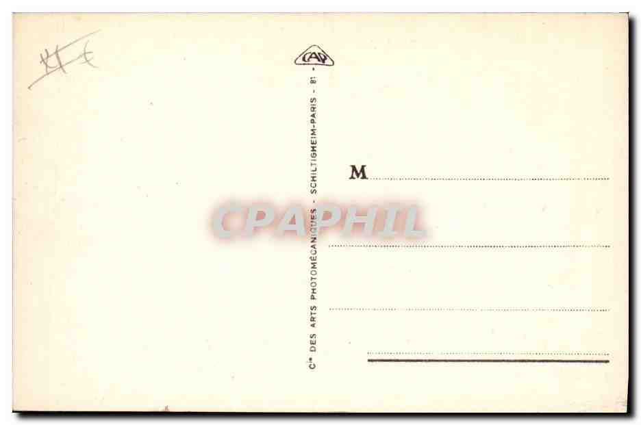 CPA Publicite Reims Champagne — Rückseite