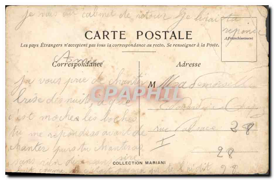 CPA Publicite Alcool  — Verso