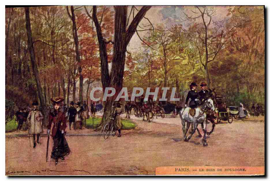 Paris — Le Bois de Boulogne — Éditeur non identifié