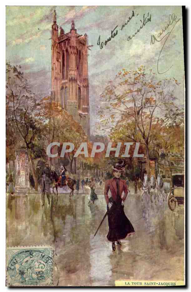 La Tour Saint-Jacques — Herbstansicht — Verlag nicht sichtbar