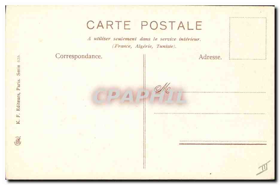 CPA Fantaisie Fleurs Muguets Lilas — Verso