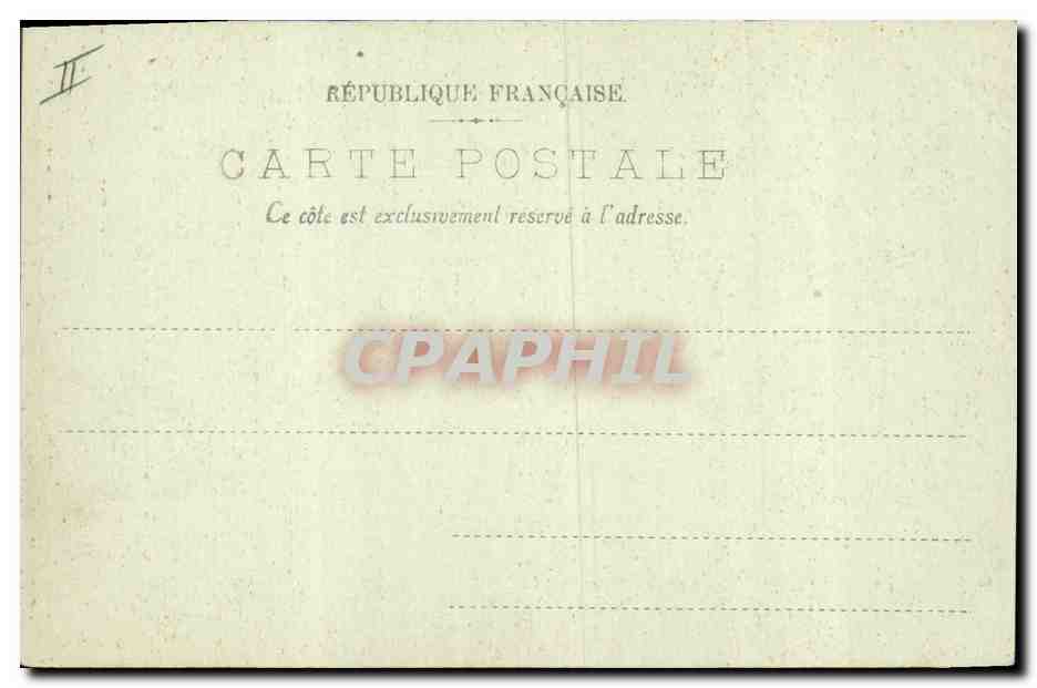 CPA Phare Le Havre L'heure de la maree Bateaux — Rückseite
