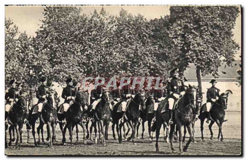 CPM Militaria Les ecuyers du Cadre Noir