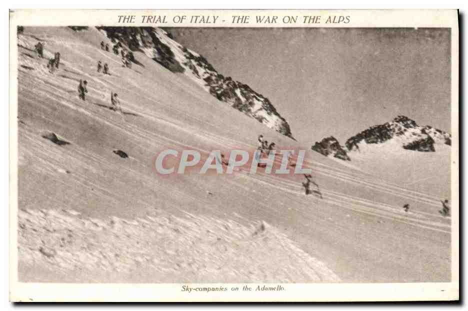 CPM Militaria The trial of Italy Sky companies on the Adamello Ski
