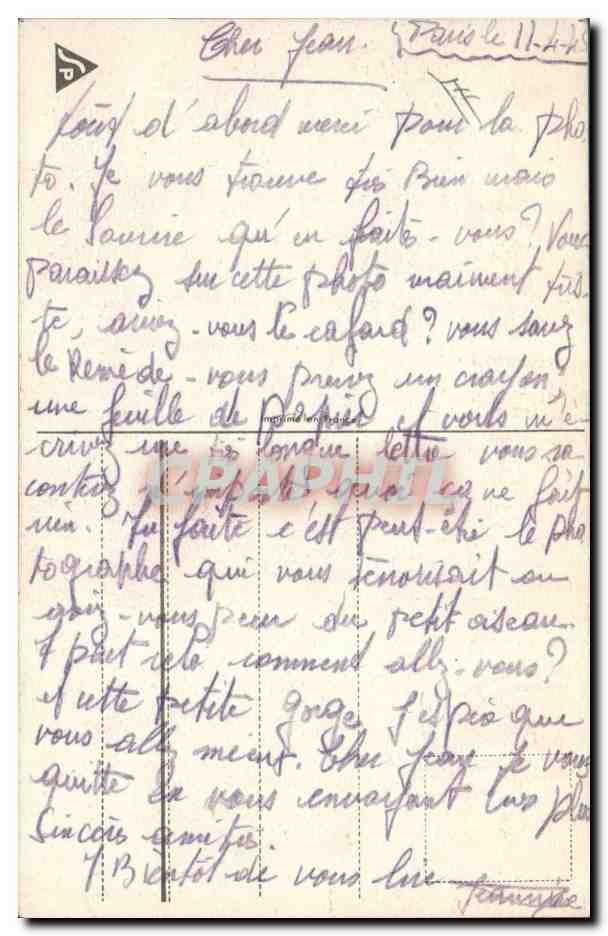 Liberation Welcome — Soldats américains et enfants — Éditeur Jean, n° 2 — Verso