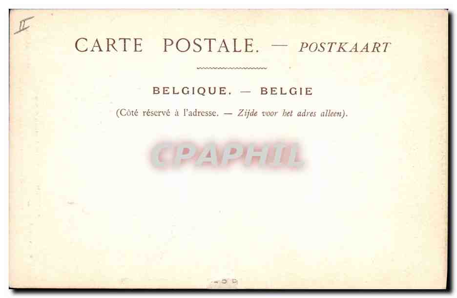 CPA Orgue Anvers Les stalles du choeur de l'eglise  — Rückseite