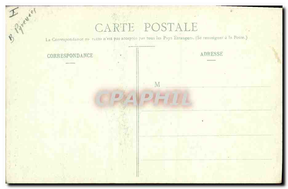 CPA Orgue Bayonne Interieur de la cathedrale  — Rückseite