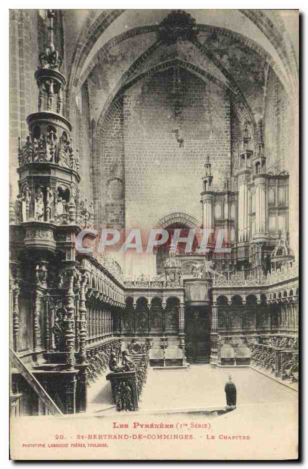CPA Orgue St Bertrand de Comminges Le chapitre