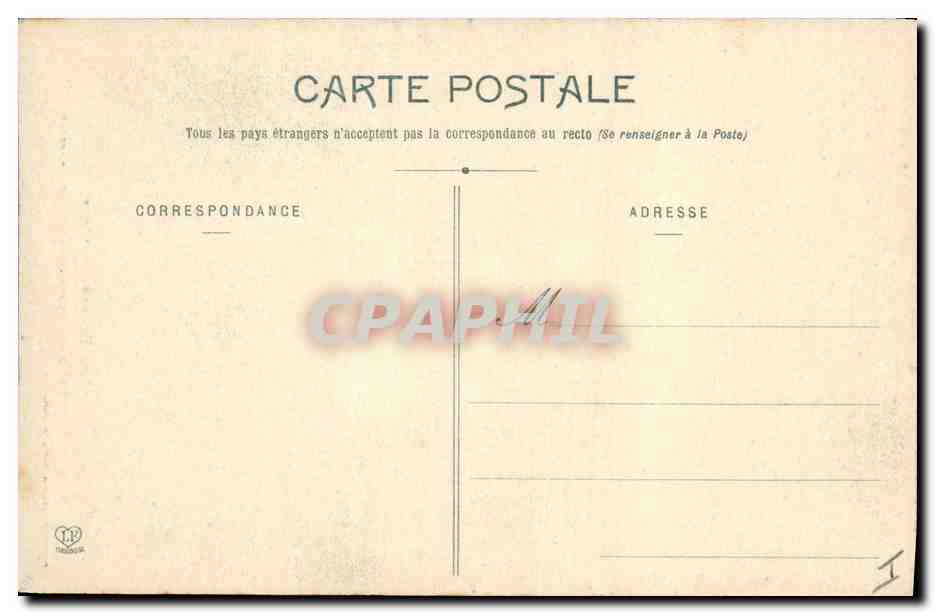 CPA Orgue St Bertrand de Comminges Le chapitre — Rückseite