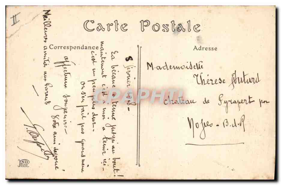 CPA Orgue Interieur de l'eglise la chaire et les orgues — Rückseite