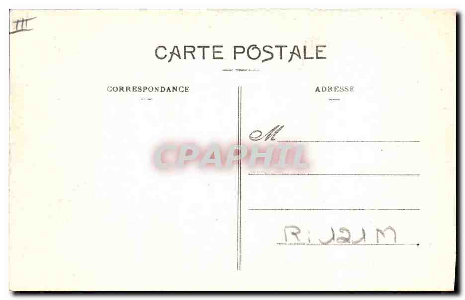 CPA Folklore Auvergne Bourree d'Auvergne  — Verso