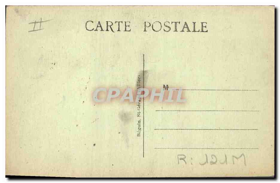 CPA Folklore Auvergne Vieilles paysannes — Verso