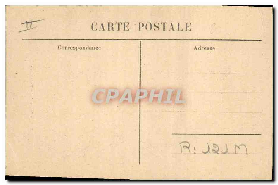CPA Folklore Type de la Fermiere vendant ses denrees au marche — Verso