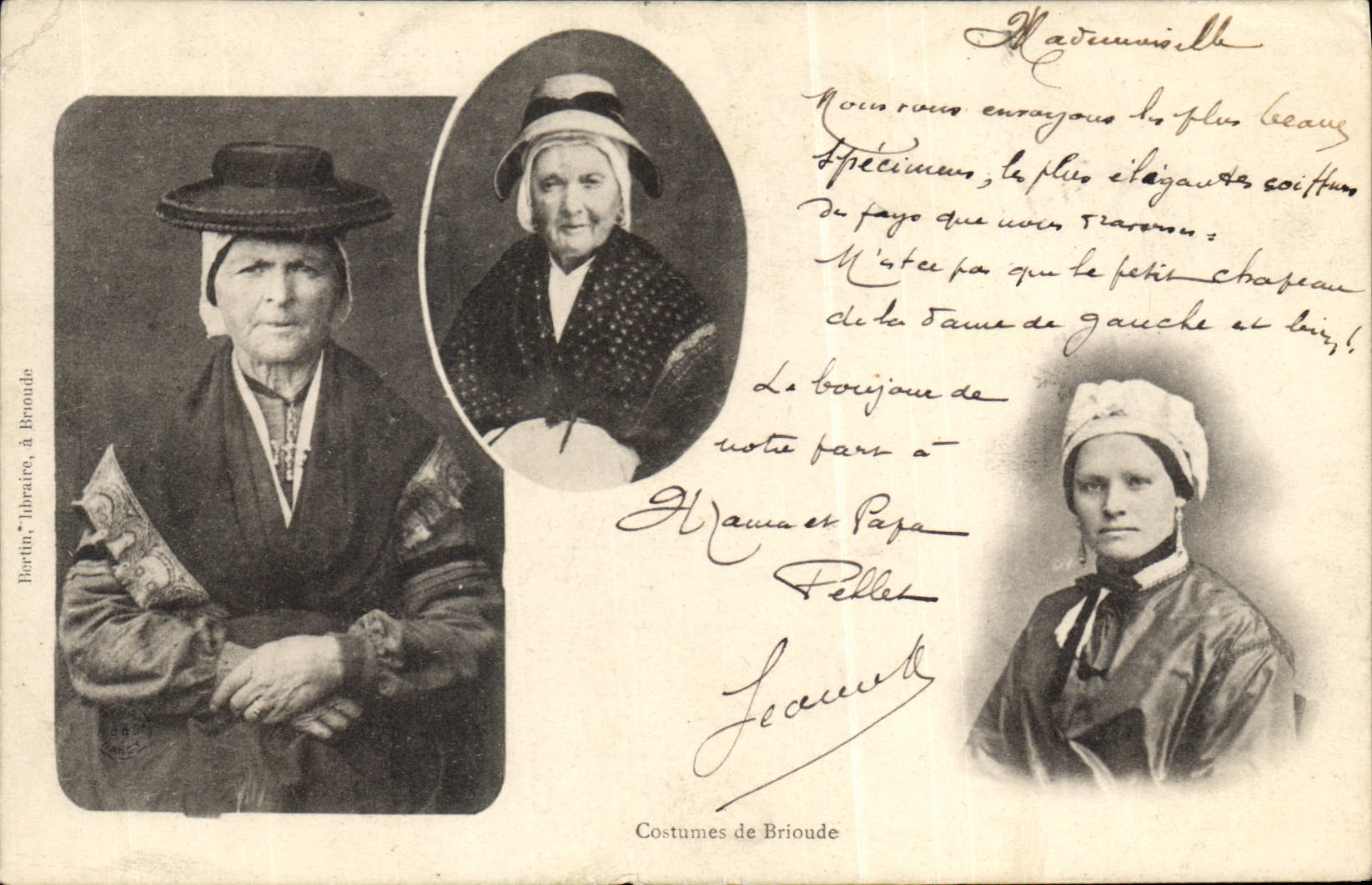 CPA Folklore Costumes de Brioude 