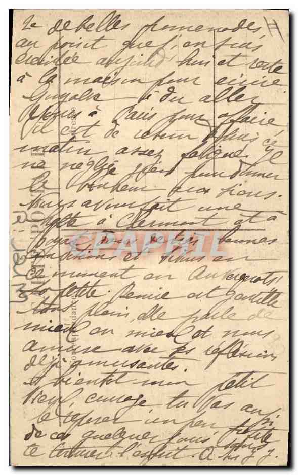CPA Folklore La fileuse de laine Type de la vieille paysanne montagnarde — Verso
