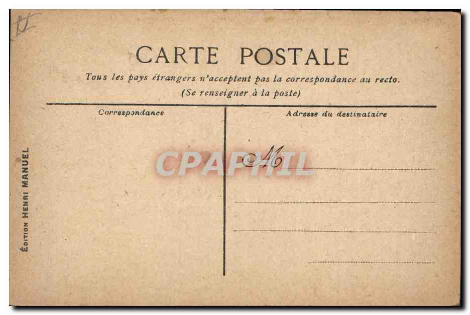 CPA Publicite Concours des legendes de Paris Journal  — Verso