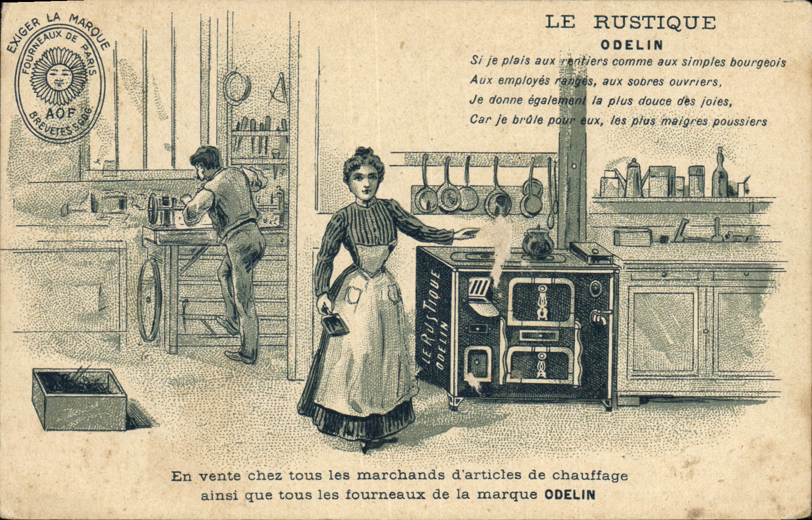 CPA Publicite Le rustique Odelin 