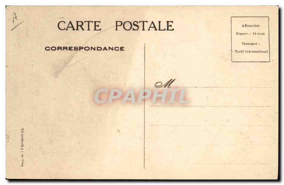 CPA Publicite Urodonal lave le rein — Verso