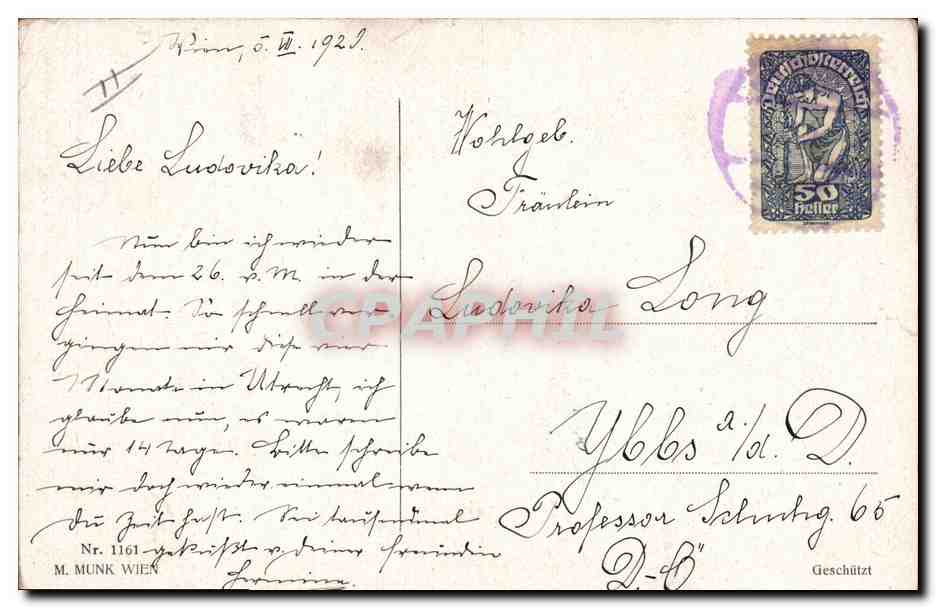 CPA Fantaisie Chevaux Moutons  — Rückseite
